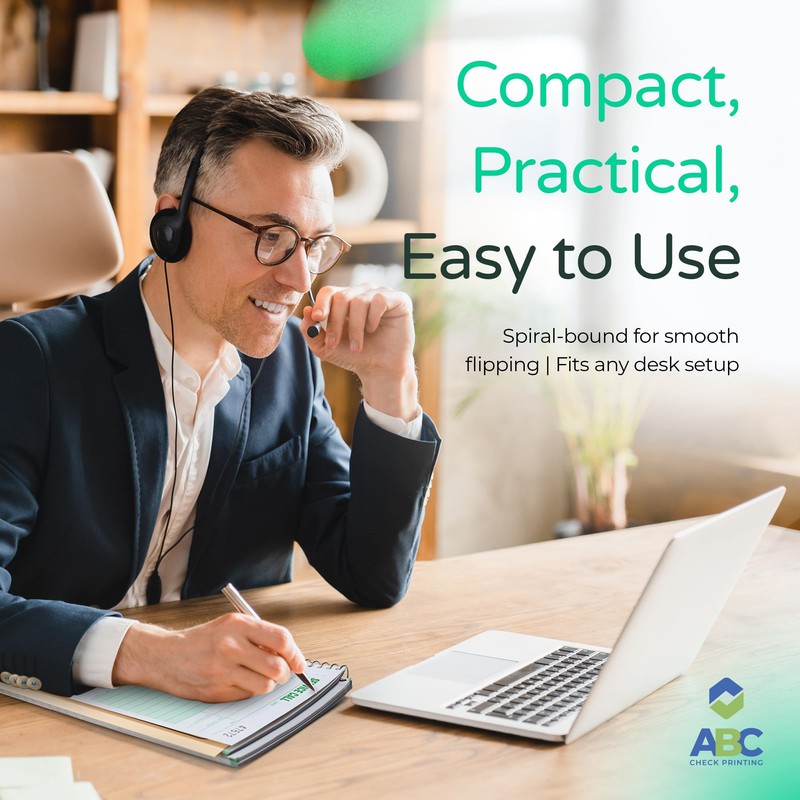 ABC Phone Call Log Book for Office & Businesses -
