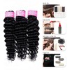 Unipearl Deep Curly Human Hair Bundles Hair Extensions Weave Hair