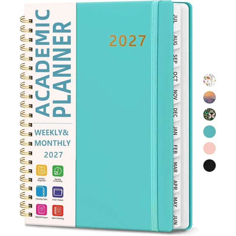 2027 A5 Weekly & Monthly Planner for School & Office