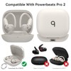 TPU Case for Beats Powerbeats Pro 2 with Keychain,Anti-Lost &