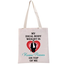 PYOUL Keanu R Inspired Gift Keanu R Tote Bag Keanu R Lover Handbag Keanu R Fandom Girl Gift, Keanu R Tote Bag