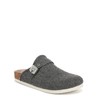 Dr. Scholl's Shoes Womens Louis Iconic Clog Mule Charcoal Wool
