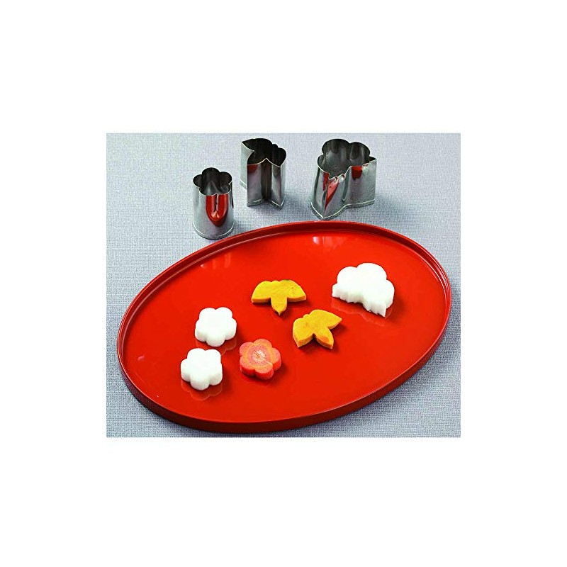 Endoshoji BNK6704 Vegetable Cutter, Commercial Use, Autumn Leaf Shaped, Small,