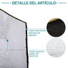 QUARKZMAN Car Sound Insulation 6mm Thermal Insulation Sticker Bonnet 100x100cm