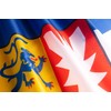 PHENO FLAGS Schleswig-Holstein Flag - Federal State Flag with Brass