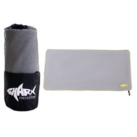 SHARX Toalla Deportiva Grande de Microfibra | Absorbente y fácil de Lavar | Ideal para Deportes y Actividades al Aire Libre | 80 x 160 cm