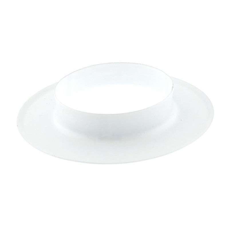 Fire Sprinkler 401 Steel Flush Escutcheon (White)