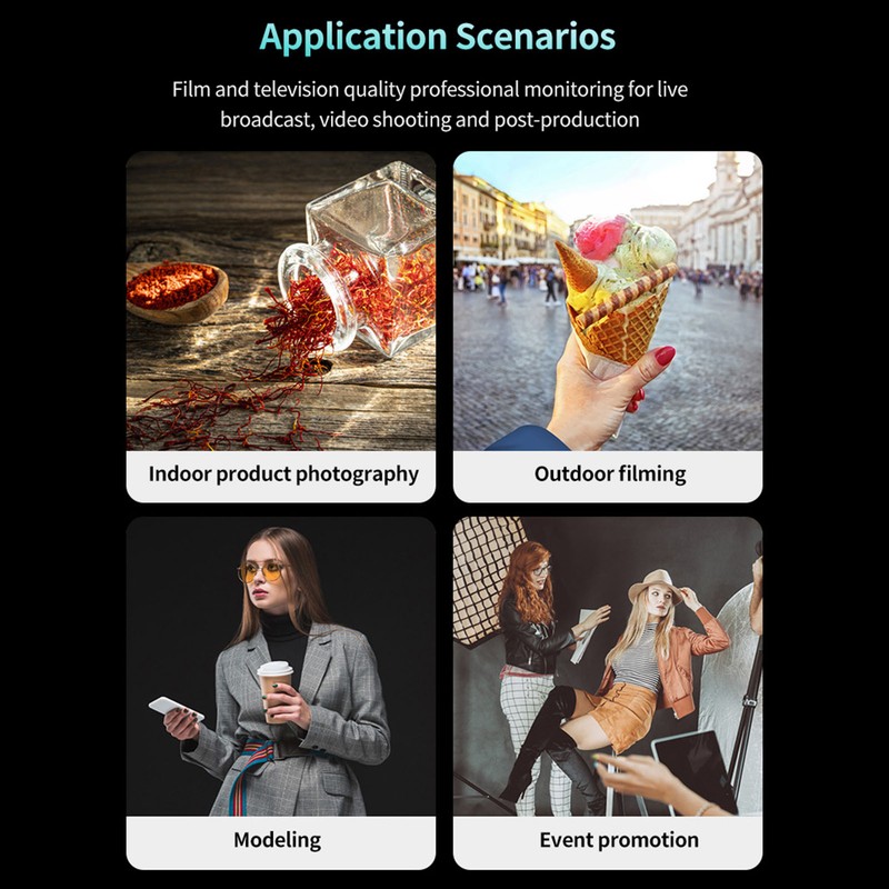 5.5 Inch Compact Camera Field Display 1920x1080 4K HD Multimedia