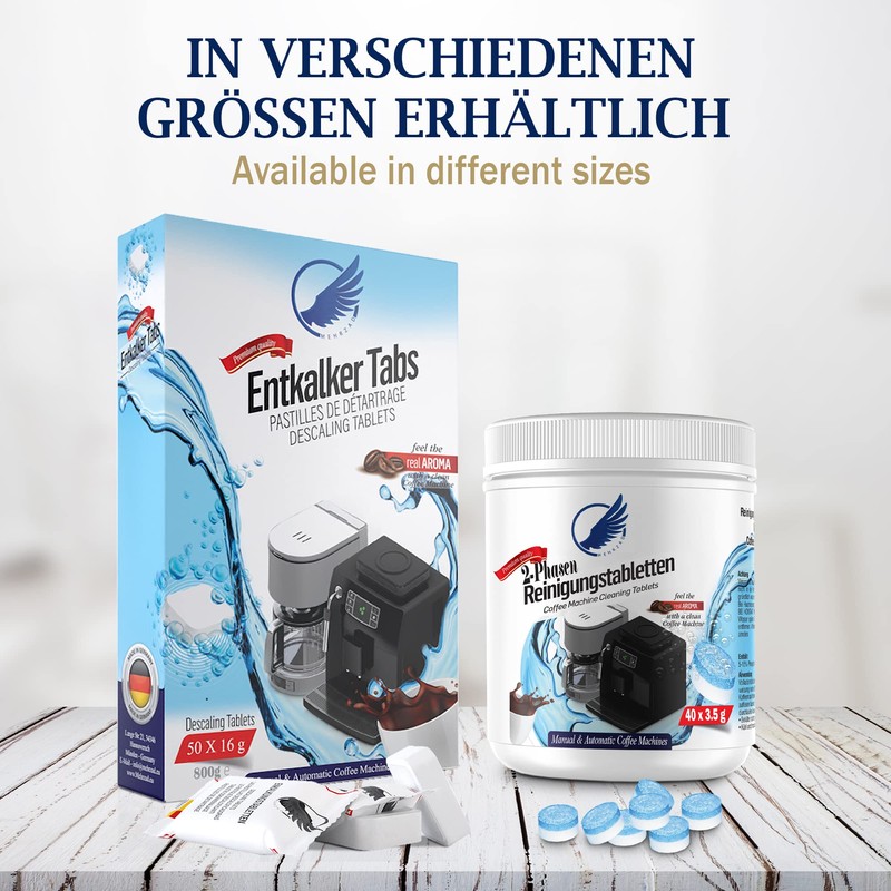 2-Phase Cleaning Tablets for Fully Automatic Coffee Machines – 2-in-1