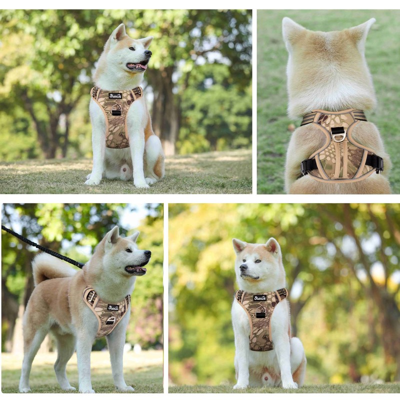 SlowTon No Pull Dog Harness, Heavy Duty No Choke Pet