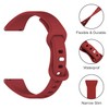 Lzwldan 3 Pack Slim Silicone Watch Bands Compatible with Garmin