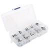 100Pcs Fishing Rod Guide Ring Set Ceramic Guide Eye Sets