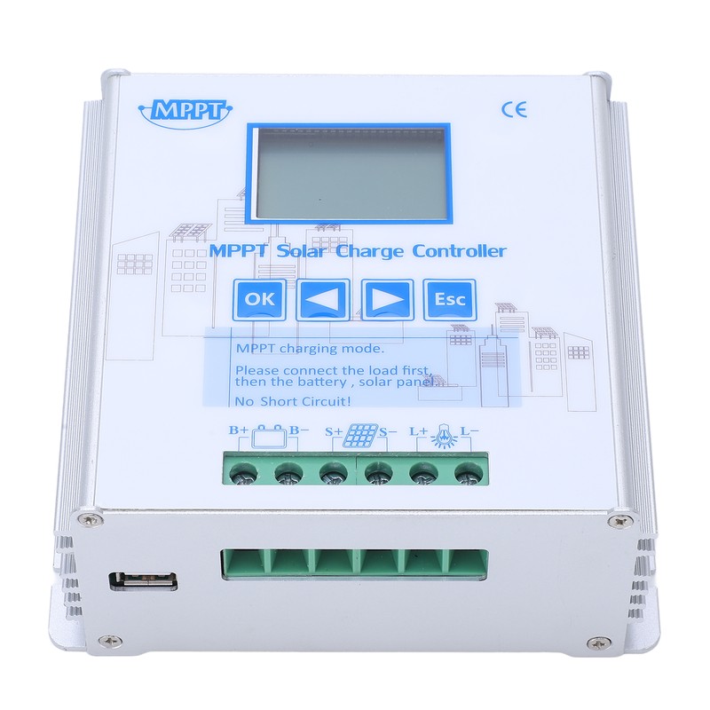 Solar Charge Controller MPPT Photovoltaic PV Battery Panel Charging Regulator