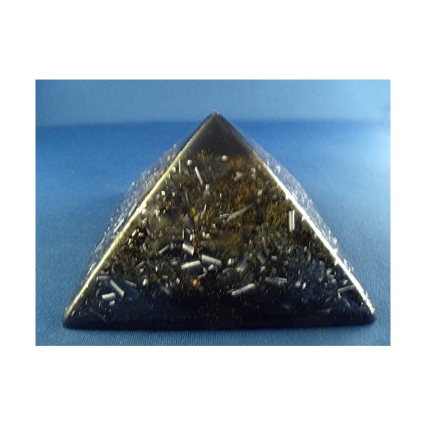 Indigo Blue Large Pyramid Orgone Generator Energy Accumulator PERFECT GIFTING