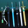 [NOONSIAL] Sword Art Online Keychain SAO Yuzio Blue Rose Sword