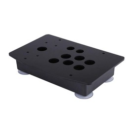 Kafuty Arcade Set Acrylic Panel and Case DIY Set Kits Replacement for Arcade Game Support Various Classic Games Black