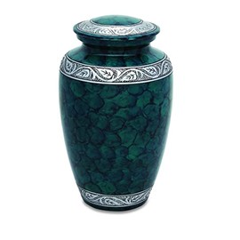 Urnsdirect2U Middleton Adult Urn, Royal Green