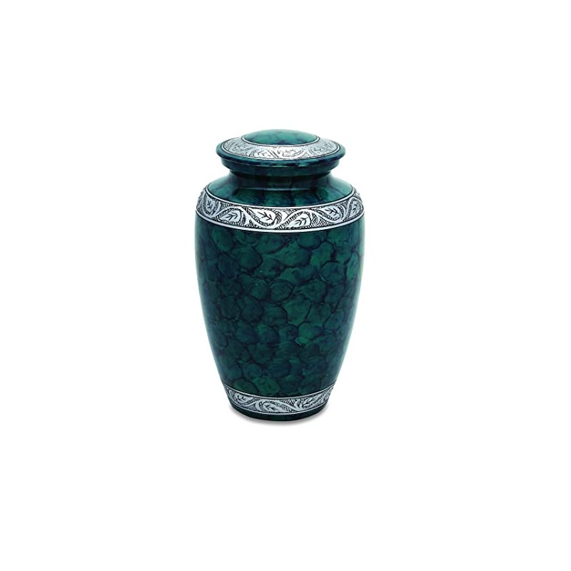 Urnsdirect2U Middleton Adult Urn, Royal Green
