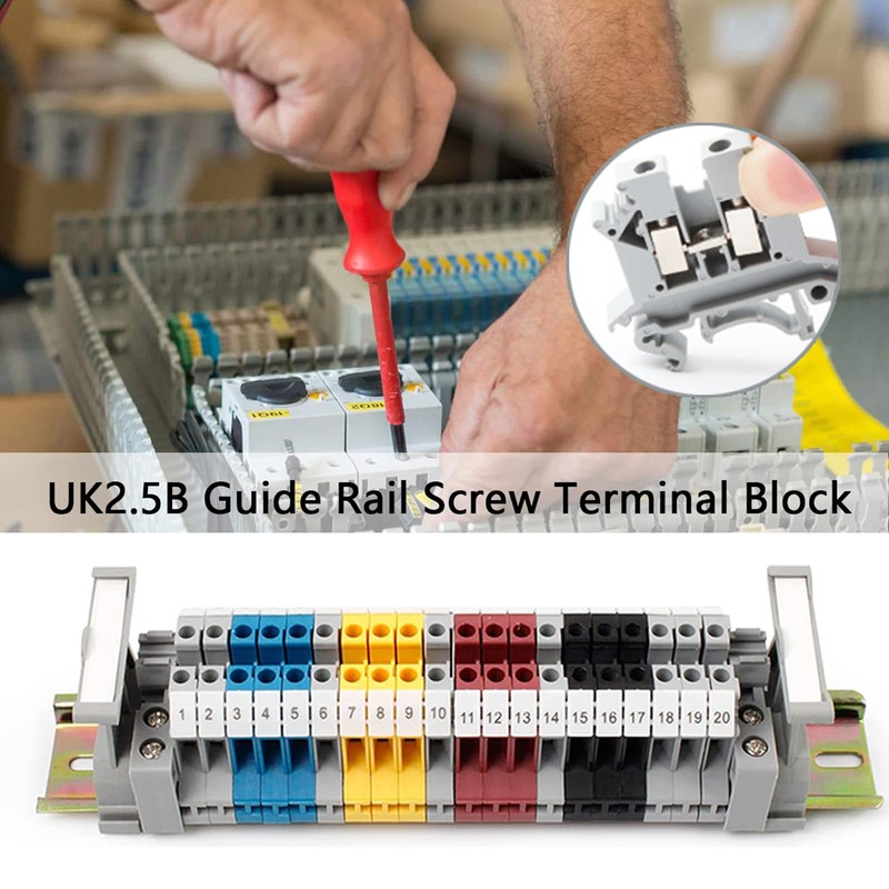 DIN Rail Terminal Blocks UK 2.5B, Feed-Through Terminal Block DIN