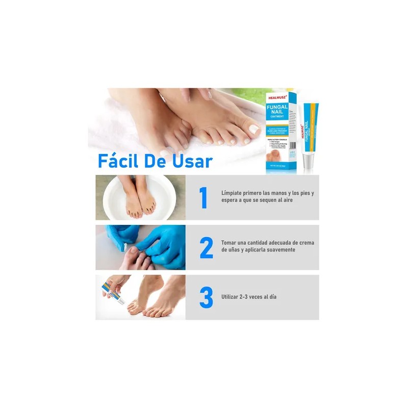 Crema De Uñas Antifúngico Para Uñas De Manos Y Pies