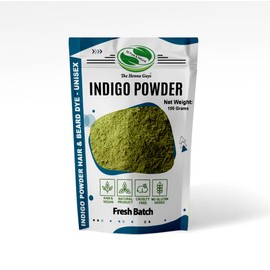 Indigo Hair & Beard Dye - All Natural & Plant-based (1 Pack, Indigo Powder)