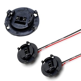 TOPKU One Pair OE-Spec H7 Bulb Socket Retainer Holder Adapters Compatible with Hyundai Tucson Mistra, Kia Sedona/Carnival Forte/Forte5, VW New Lavida/New Gran Lavida/K3