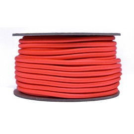Orange 3/16" Shock Cord - BORED PARACORD Marine Grade Shock / Bungee / Stretch Cord 3/16 inch x 100 feet Several Colors - Made in USA