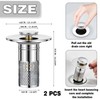 WUERKIYA Drain Plug with Strainer - Easy to Install Sink