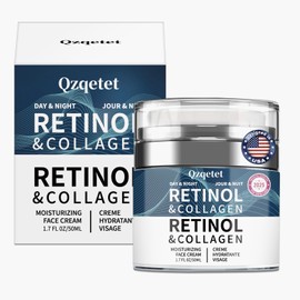 Retinol Face Cream, 1.7 fl.oz Anti-Aging Facial Moisturizer, Collagen Hyaluronic Acid Cream, Daily Moisturizer Face Lotion for All Skin Tapes, Women and Men