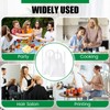 Velmitten 400 Pack Plastic Disposable Aprons Adults 24 x 37