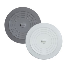HIC Kitchen Silicone Drain Stoppers, for Kitchen, Bathroom, Laundry Room, Workshop, and Garbage Disposals, Set of 2