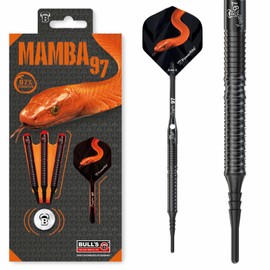 BULL'S Mamba M6 Dart, Black, 18 g