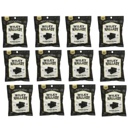 Wiley Wallaby Soft & Chewy Australian Black Licorice 5 oz/Pack NEW SEALED - 8 Packs