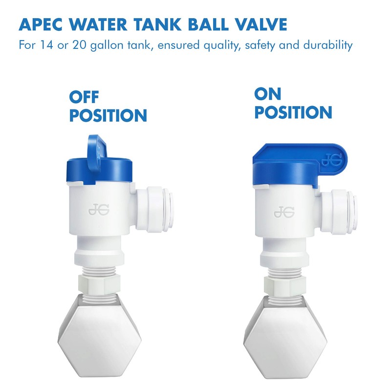 APEC Water Systems Tank Ball Valve (3/4" NPTF, 3/8" Output)