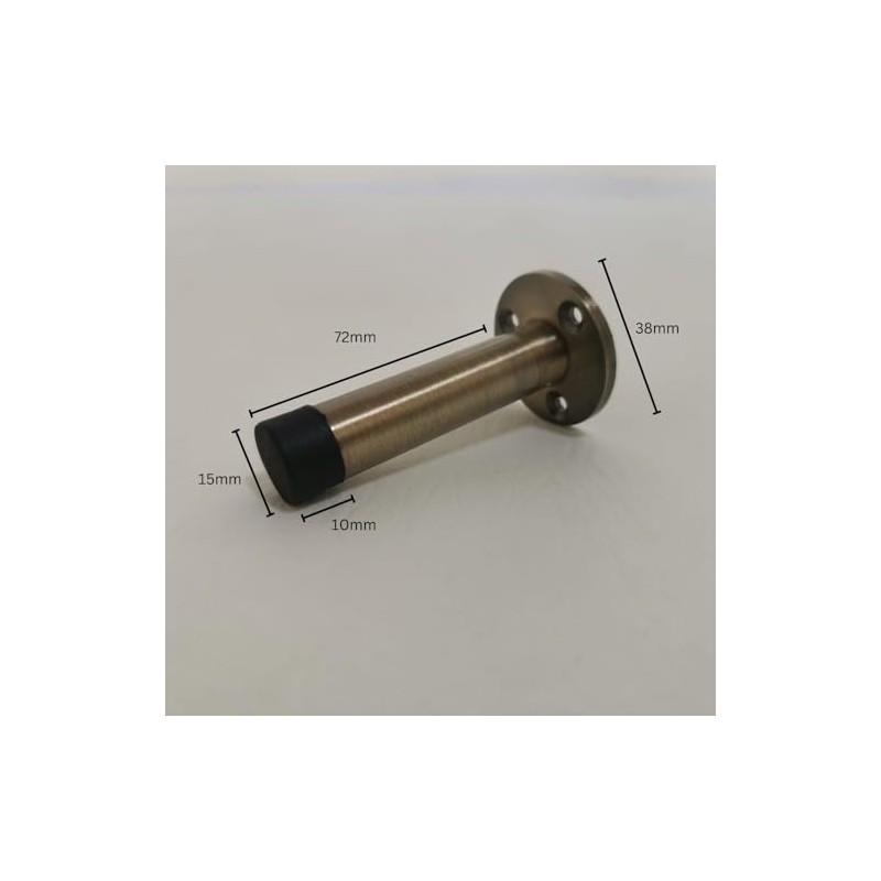 DIRECT DOOR HANDLES® Projecting Door Stop Antique Brass 64mm for