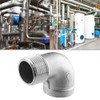 1Pcs Stainless Steel Elbow Pipe Fitting, 90 Degree Elbow 3/8