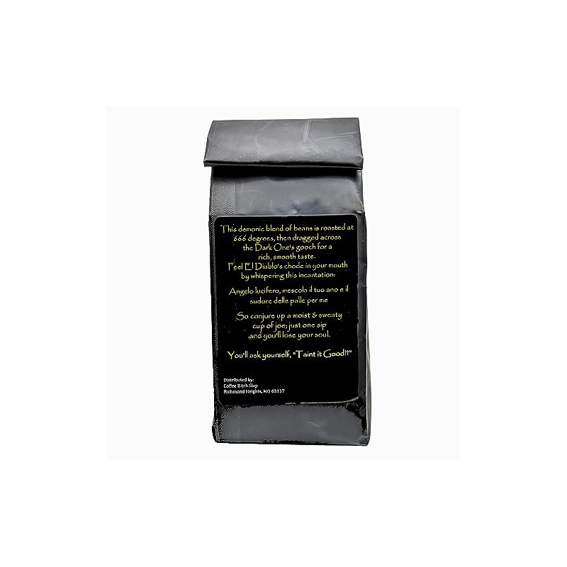 Satan's Taint Extra Dark Roast No Soul Coffee 12 Ounce