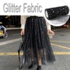 SuKeYuan Tulle Roll Spool Sequin Tulle Fabric Roll Glitter Star