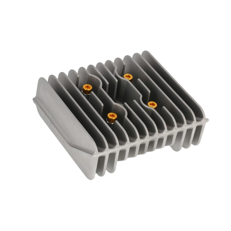 AKF Set of 4 Aluminium Screws Gold + Long Nuts