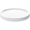 Bayview Essentials- Chip-Resistant Large Daily Melamine Round Dinner Plate- Set