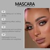 Waterproof Mascara with Bubble Fiber Technology, Smudge-Proof and Clump-Free Formula