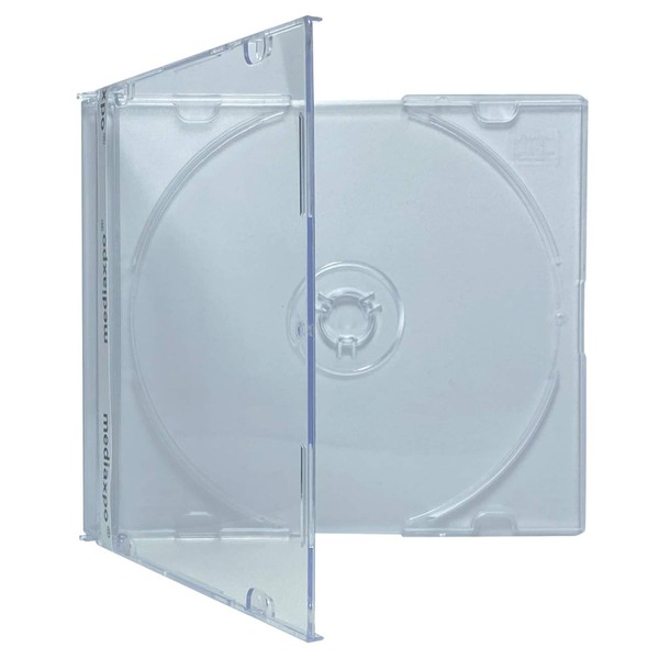 mediaxpo Premium Slim Clear Jewel Cases - Protect and Showcase