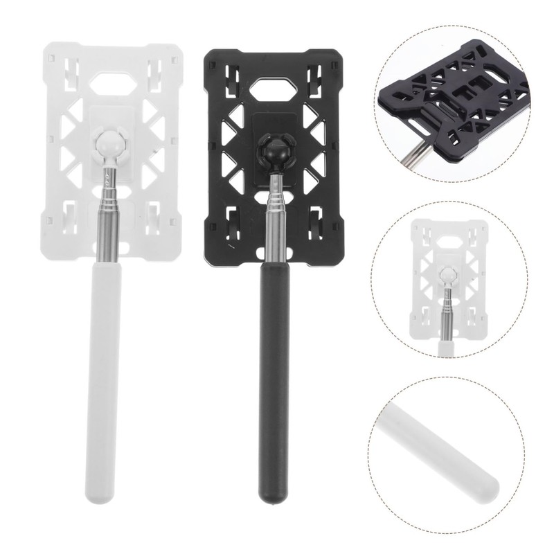 Anneome 2pcs Telescopic Card Holder Payment Extendable Id Badge Holder
