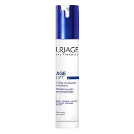 Uriage Age Lift Crema de noche antiedad alisadora 40ml - para rostro y cuello con Retinol y Ácido Hialurónico - Reduce las arrugas, reafirma la piel y unifica el tono - Adecuada para pieles sensibles