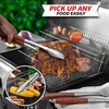GRILAZ Heavy-Duty Rose Wooden BBQ Grilling Tools Set. Extra Thick