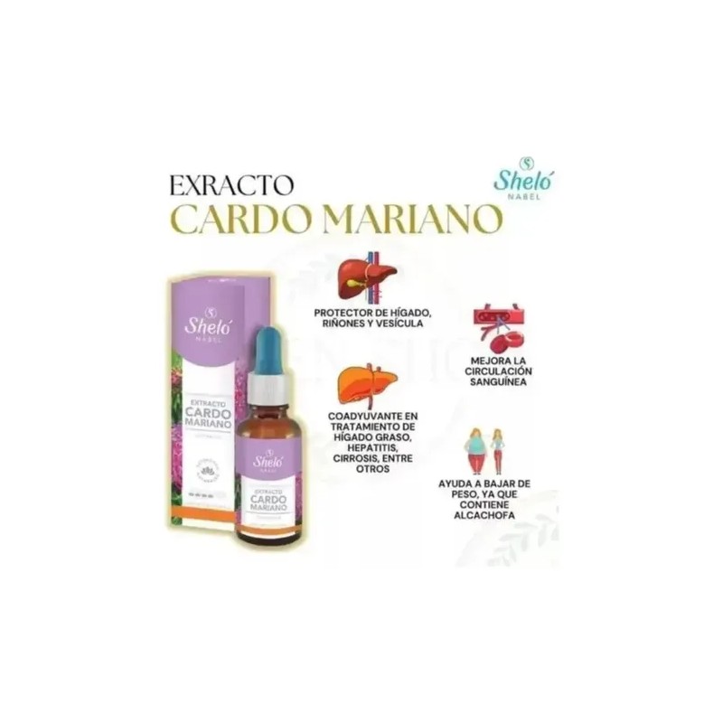 Cardo Mariano E Hinojo Shelo Nabel 30 Ml