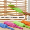 4 Pack 15 inch Reuseable Microfiber Feather Duster, Blind Duster,
