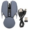 Ergonomic Wireless Mouse Inbuilt Battery Adjustable DPI Electroplating Process Integrated