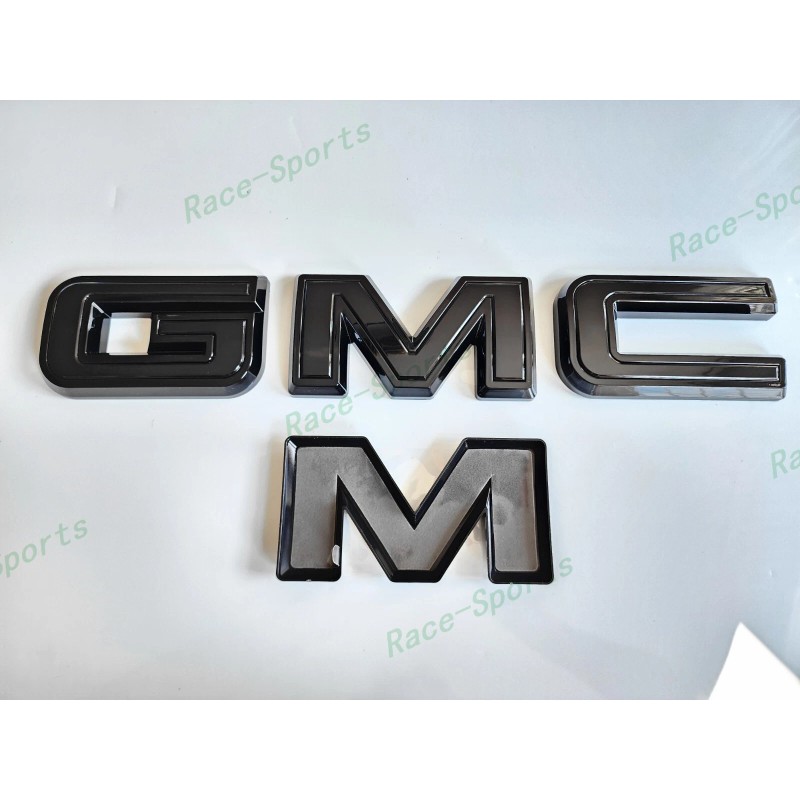 Auto GMC OVERLAY Front Gloss Black GMC Emblem 2020+ Acadia