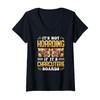Womens It's Not Hoarding If It's Charcuterie Boards V-Neck T-Shirt